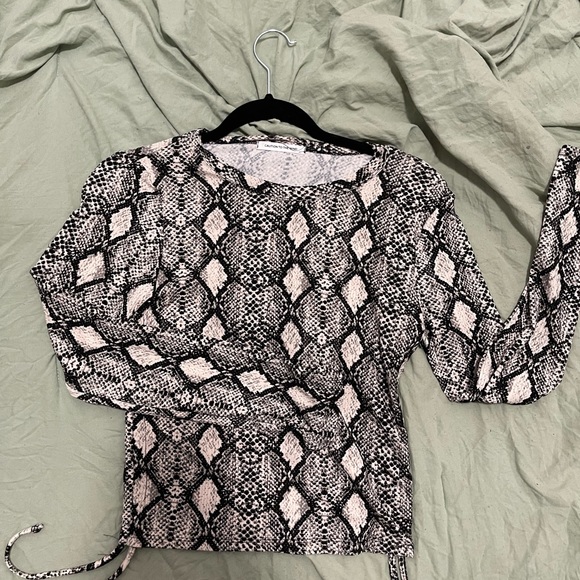 Snake print long sleeve shirt - Picture 4 of 5